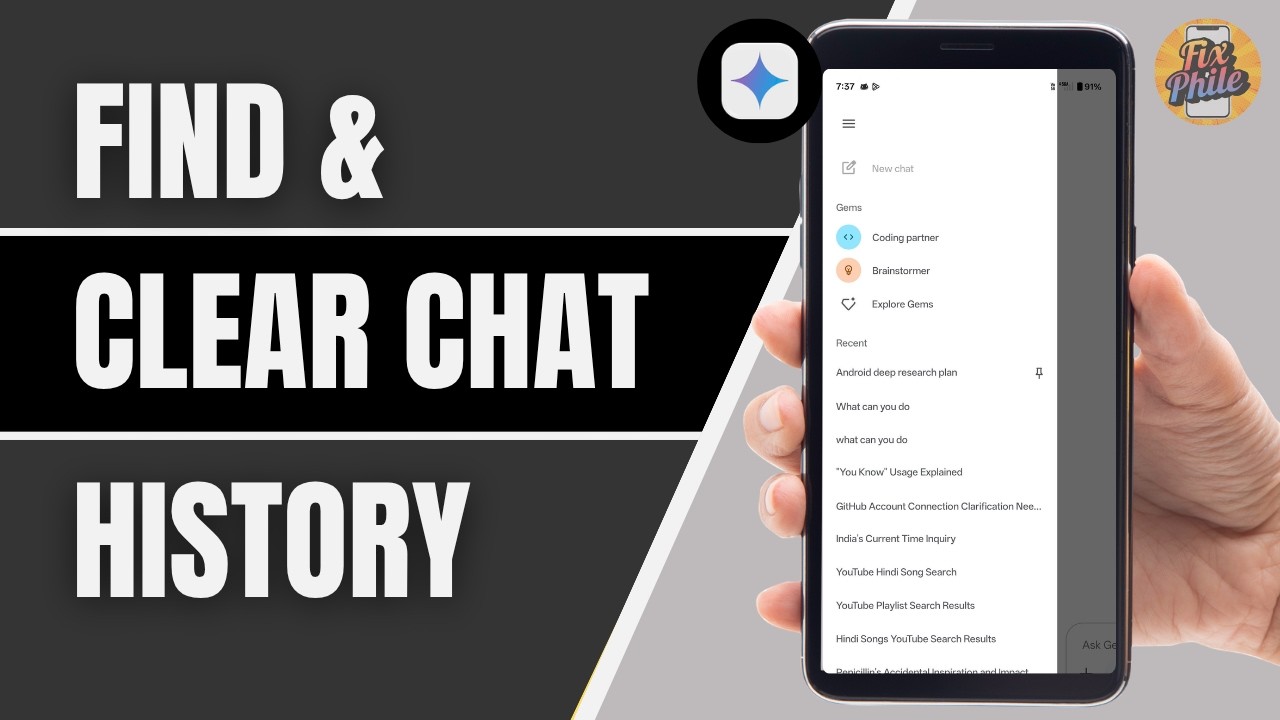 How To Find & Clear Chat History On Google Gemini 2026 | Delete Gemini Chats