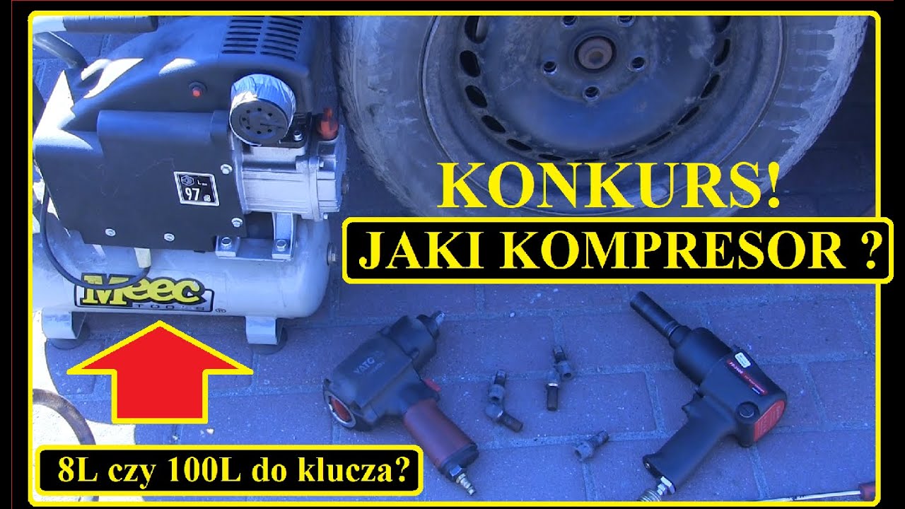 KONKURS Jaki KOMPRESOR kupić? Sprawdzamy Forumowy mit - Kompresor do klucza udarowego FD-2600 TEST