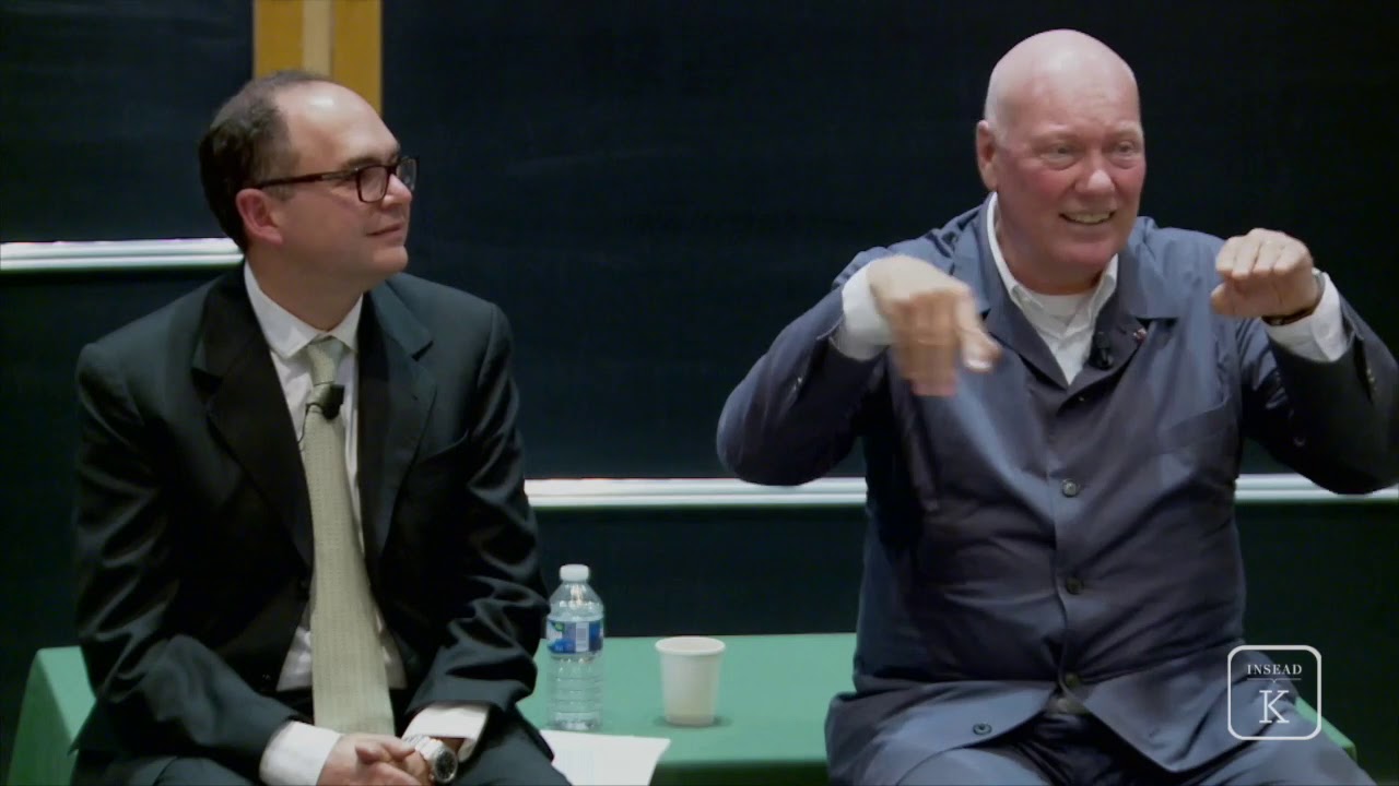 Jean-Claude Biver visited INSEAD’s Europe campus for a frank talk about success