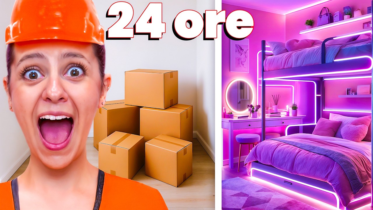 Trasformo la mia stanza in 24 ore! La nuova casa di Ninna🏠