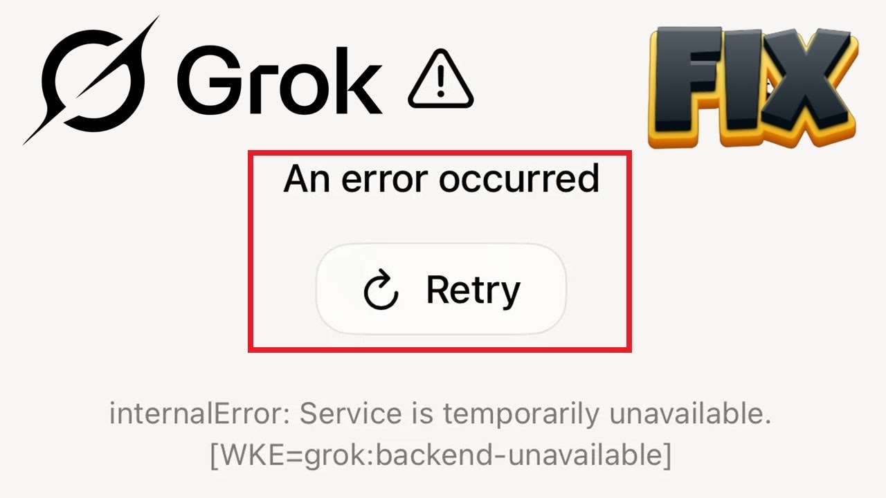 Fix Grok AI An Error Occurred Problem || Grok AI not working problem