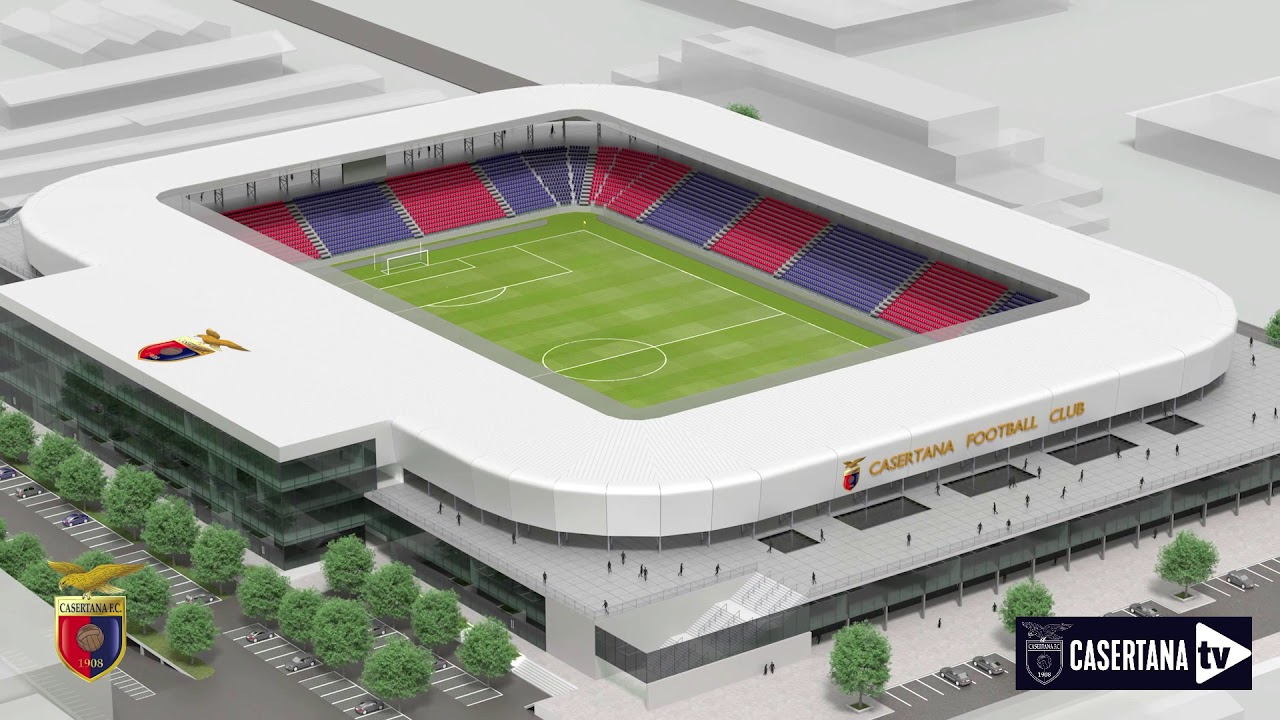IL VIAGGIO VIRTUALE ALL'INTERNO DEL NUOVO STADIO DI CASERTA