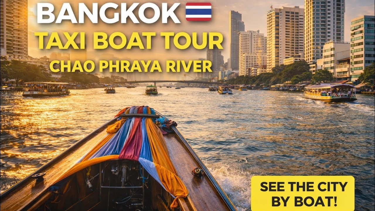 This Is the Best Way to See Bangkok 🇹🇭 | Chao Phraya River Taxi Boat