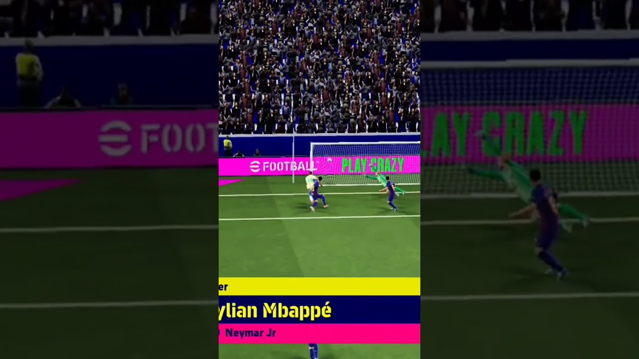 Assist  Goal | Neymar Jr  and Keliyan Mbappe combo🔥⚽#konami #football #soccer #neymarjr #mbappe