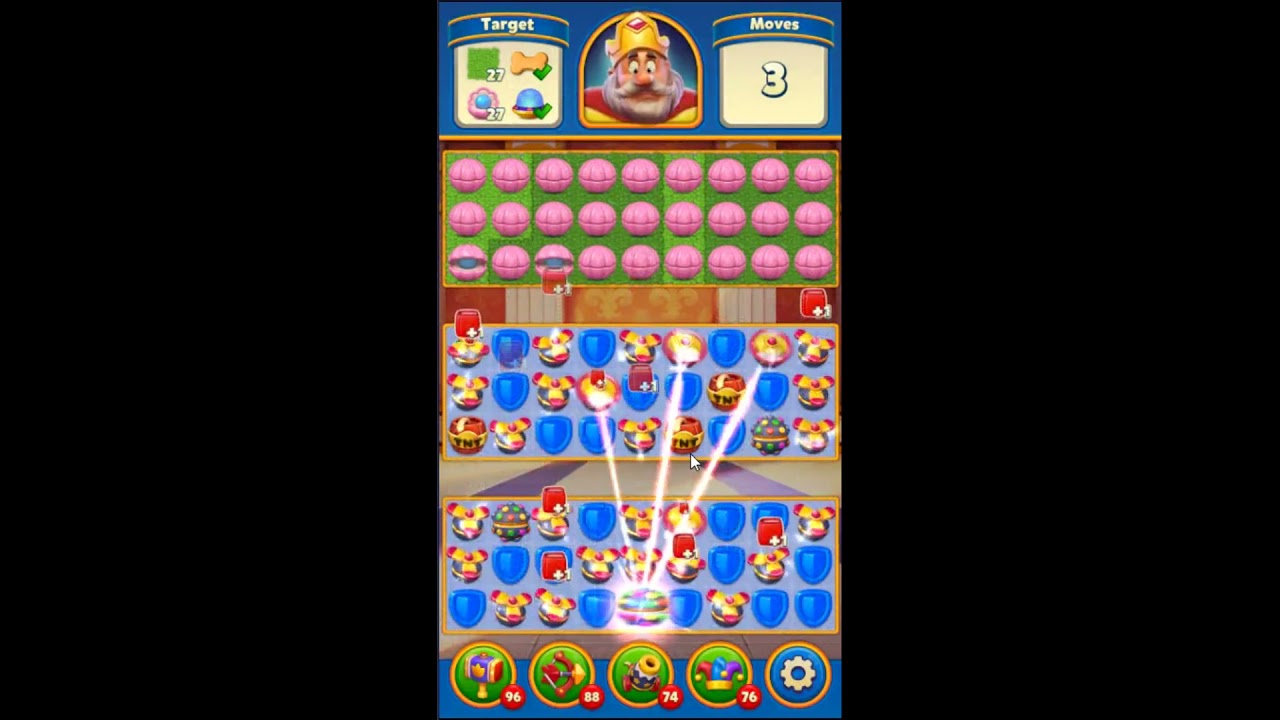 Royal Match Level 1860 - NO BOOSTERS GAMEPLAY 👑 | SKILLGAMING ✔️
