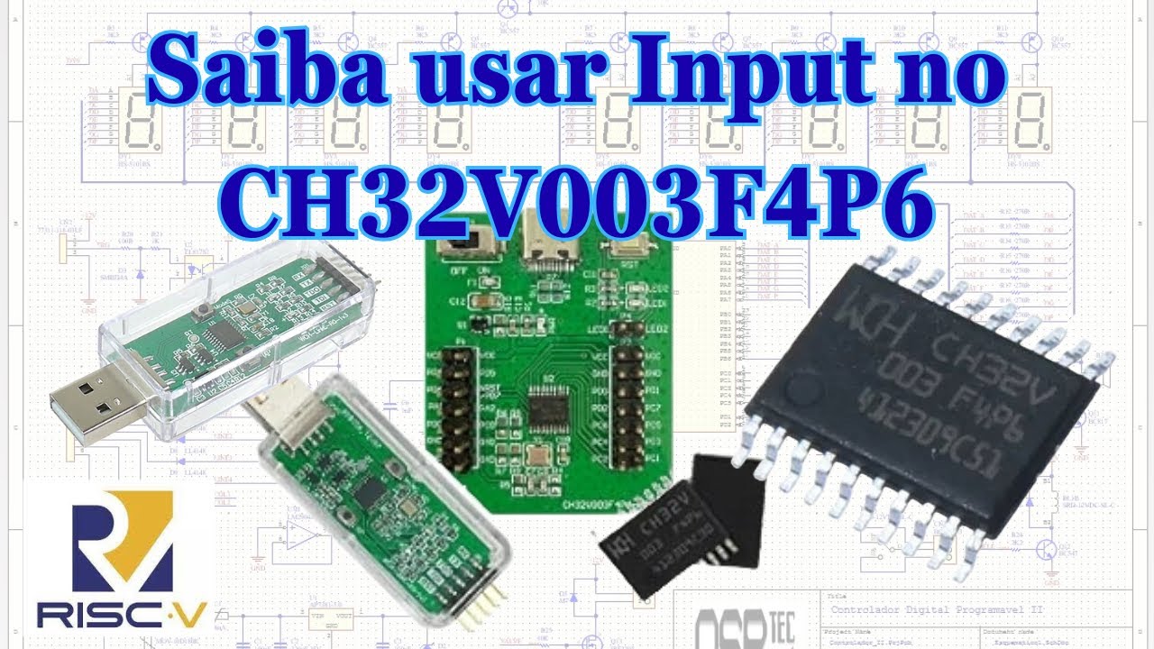 Saiba como ler entradas no CH32V003F4P6 RISC V