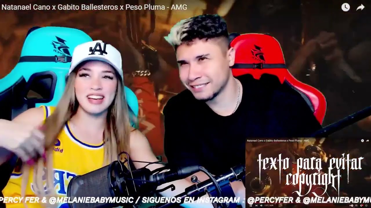 PERUANO🇵🇪 & VENEZOLANA🇻🇪 REACCIONAN A AMG | Natanael Cano, Peso Pluma, Gabito Ballesteros