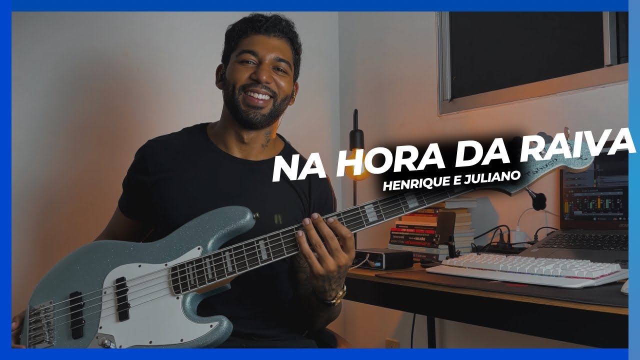 Na Hora da Raiva - @HenriqueeJuliano | Bass cover | Marcos Barreto