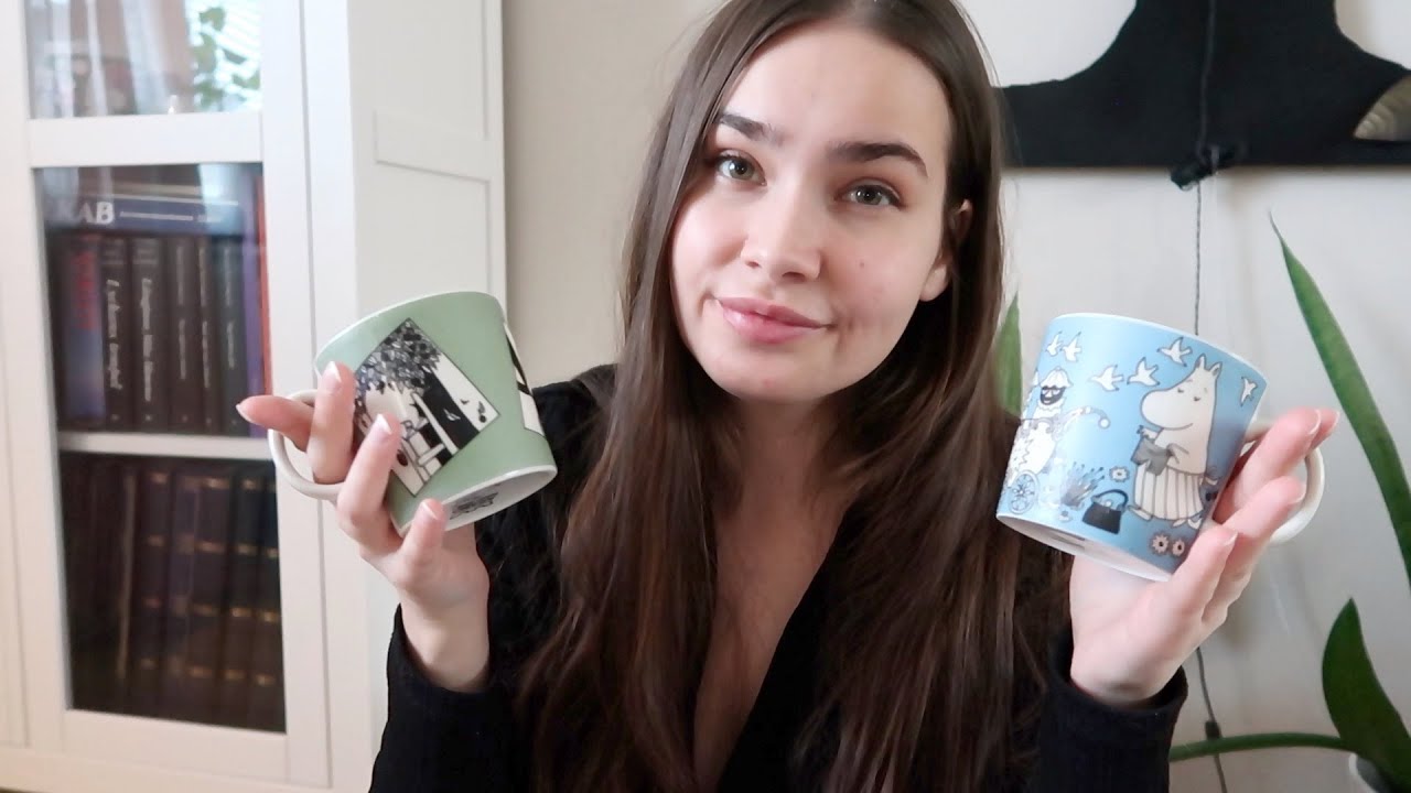 Svensk Asmr 🇸🇪 | Komplett samling av Muminmuggar från 90-talet