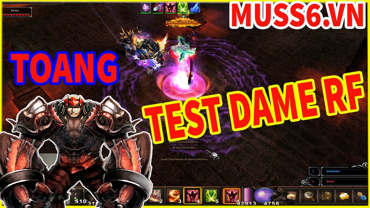 Mu Online 2020 | MUSS6.VN Test Cộng Điểm V&agrave; Dame Cho RF C&ugrave;i M&iacute;a | GAME TV