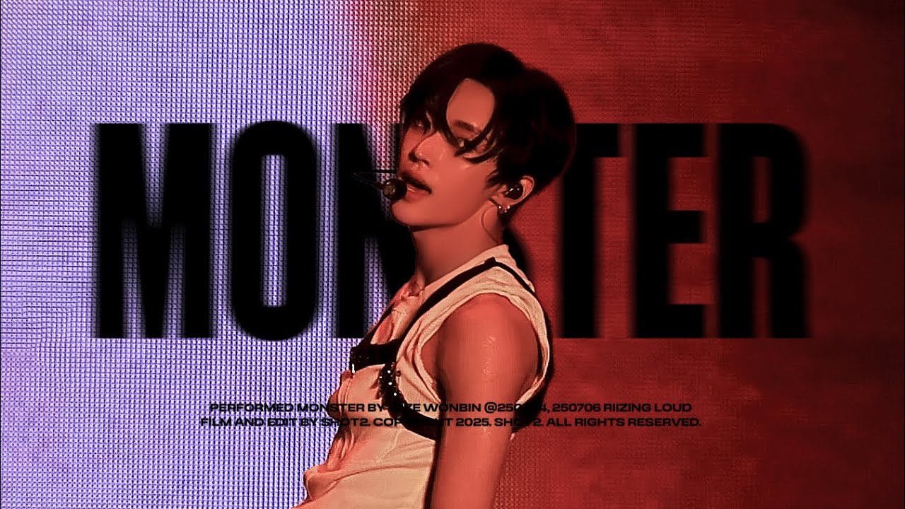 [RIIZE WONBIN FOCUS] 4K 'MONSTER(edit ver.)' 라이즈 원빈 직캠 RIIZING LOUD 250704 - 250706