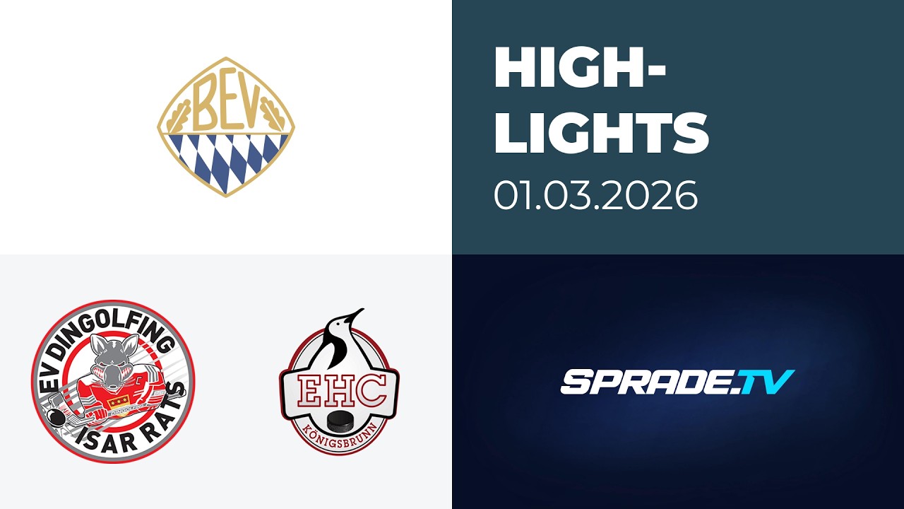 01.03.2026 - Highlights - EV Dingolfing  - EHC Königsbrunn