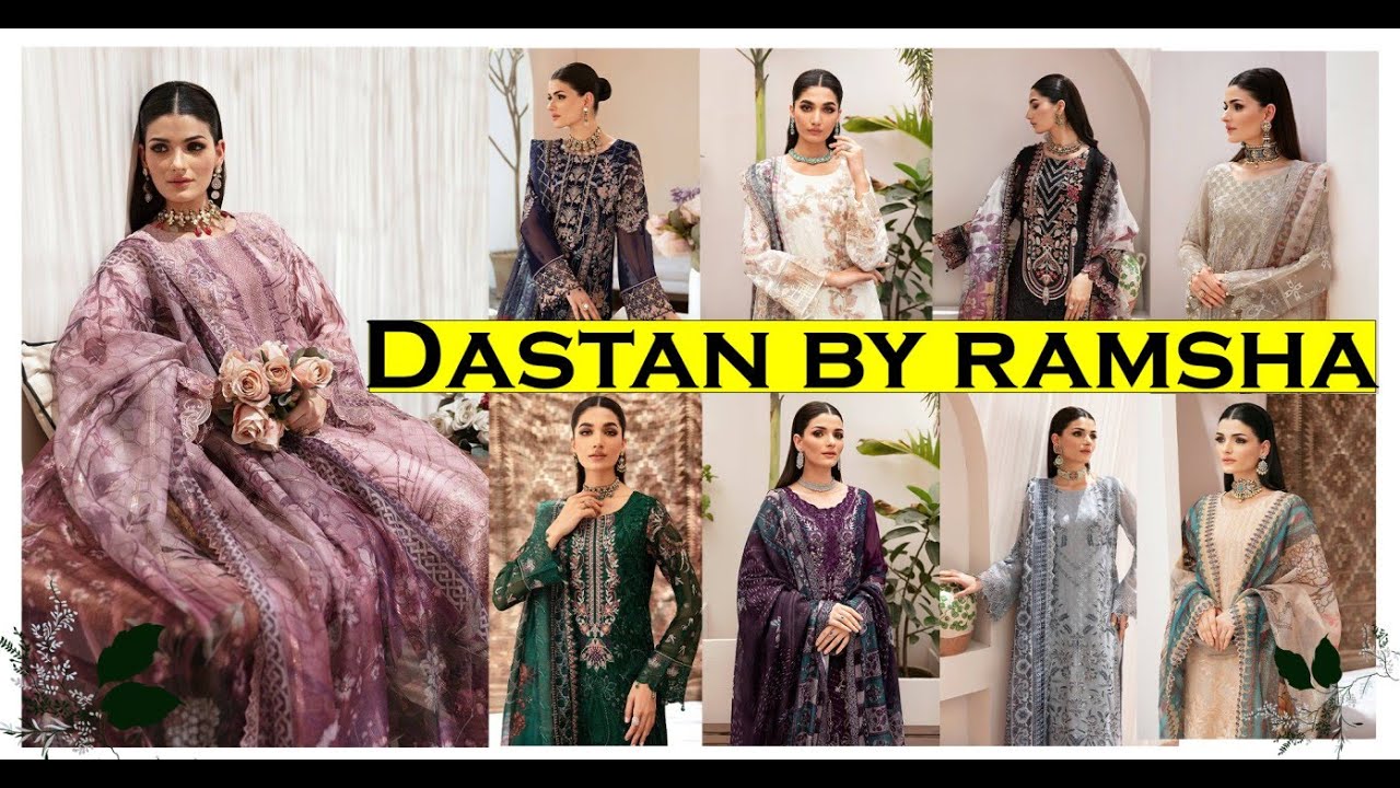 Dastan  BY RAMSHA ll Chiffon Collection  #pakistan #newarrivals #wholesale #retail #dress