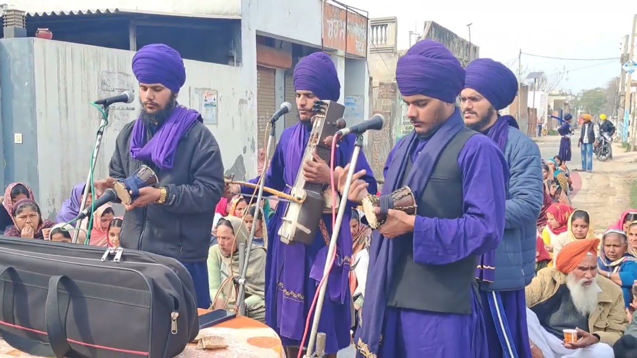 ਗੁਰੂਦੁਆਰਾ ਸਤਿਗੁਰੂ ਰਵਿਦਾਸ ਜੀ ਮਹਾਰਾਜ ਜੀ ਦੇ ਗੁਰਪੁਰਬ ਸਬੰਧ ਵਿੱਚ ਨਗਰ ਕੀਰਤਨ ਪਿੰਡ ਮਨਸੂਰਾਂ 
