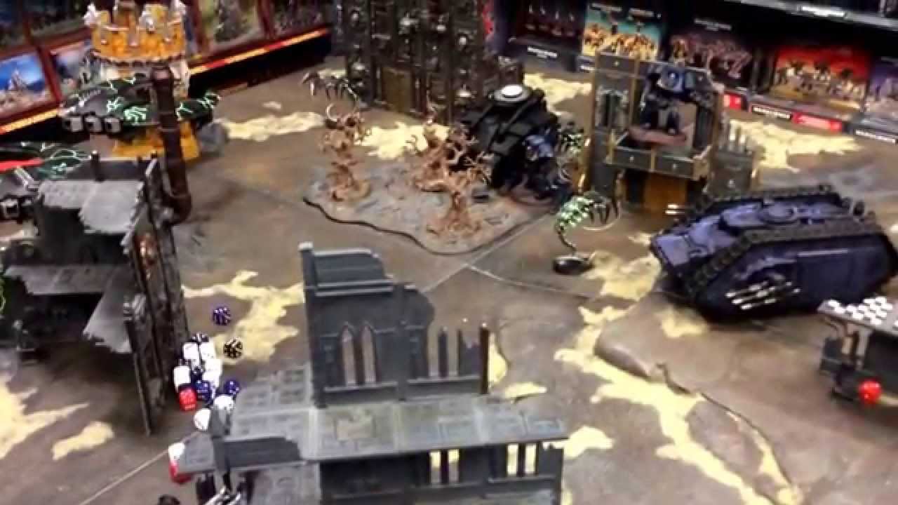 Crusade (2000 Points): 30K Night Lords Chaos Space Marines vs. Necrons