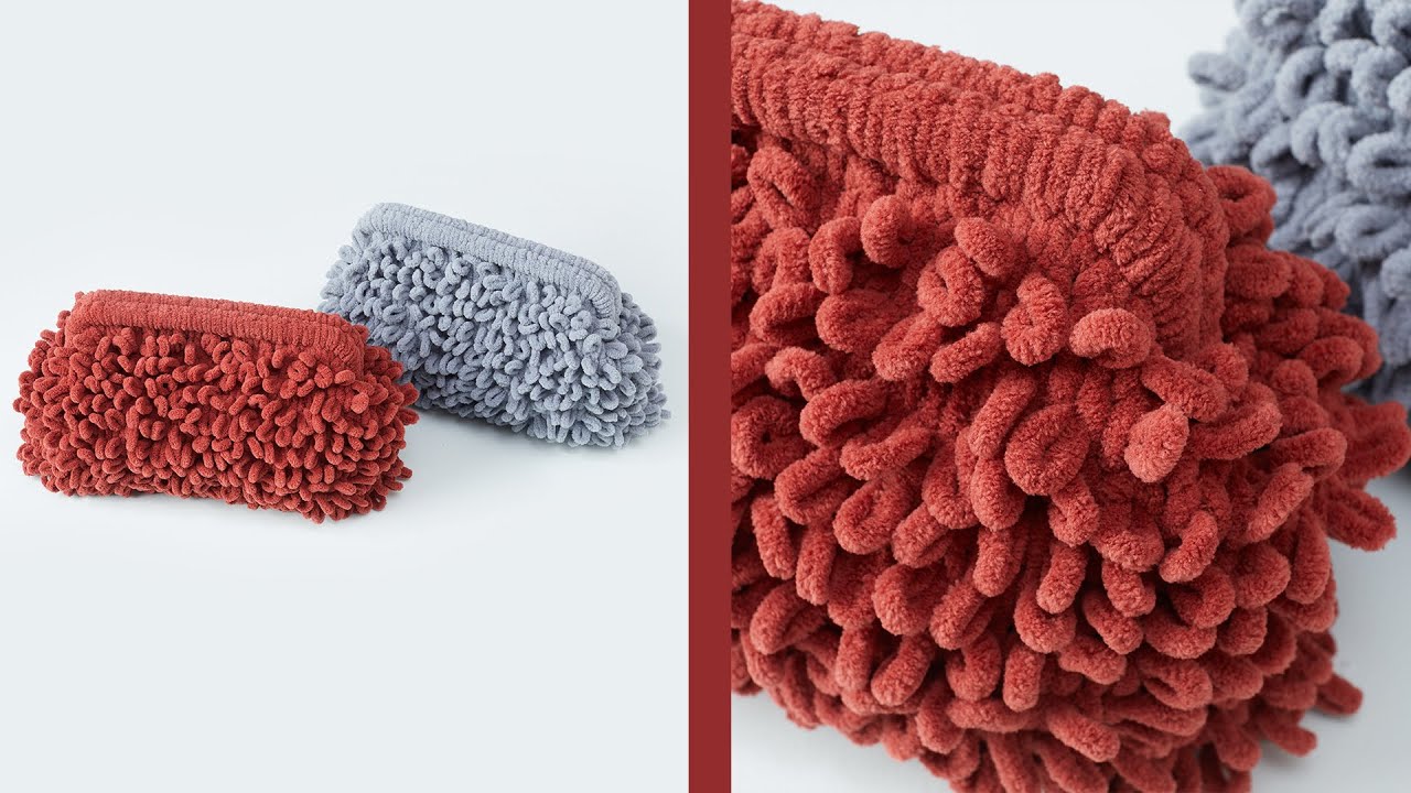 Alize Puffy Fine ile Clutch Çanta / Clutch Bag with Alize Puffy Fine / СУМКА КЛАТЧ