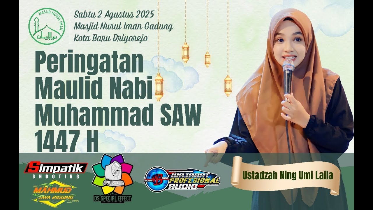 🔴LIVE STREAMING - NING UMI LAILA - PERINGATAN TAHUN BARU ISLAM 1447H - MASJID NURUL IMAN GADUNG KBD