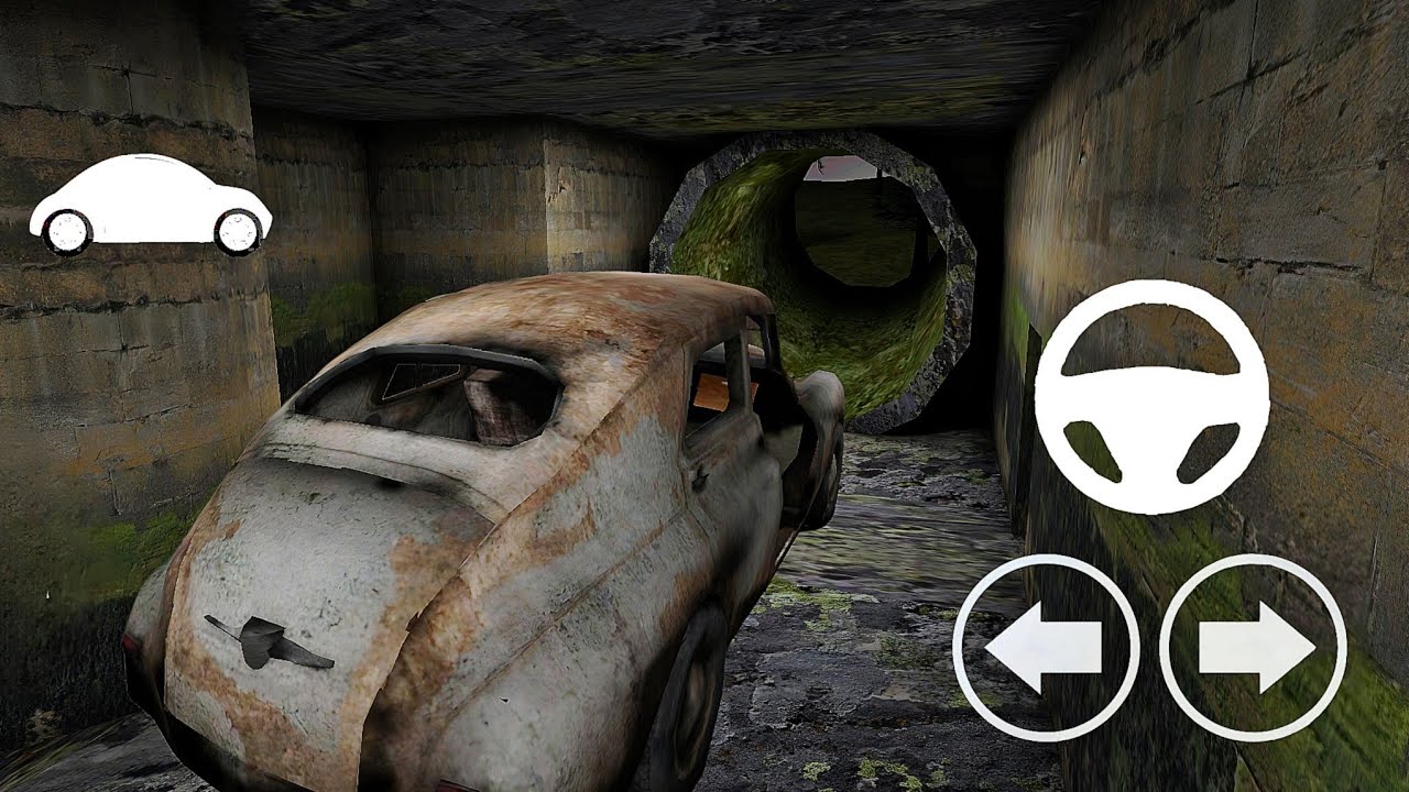 Playing As Car And Escape Through The Door In Granny 1 !!
