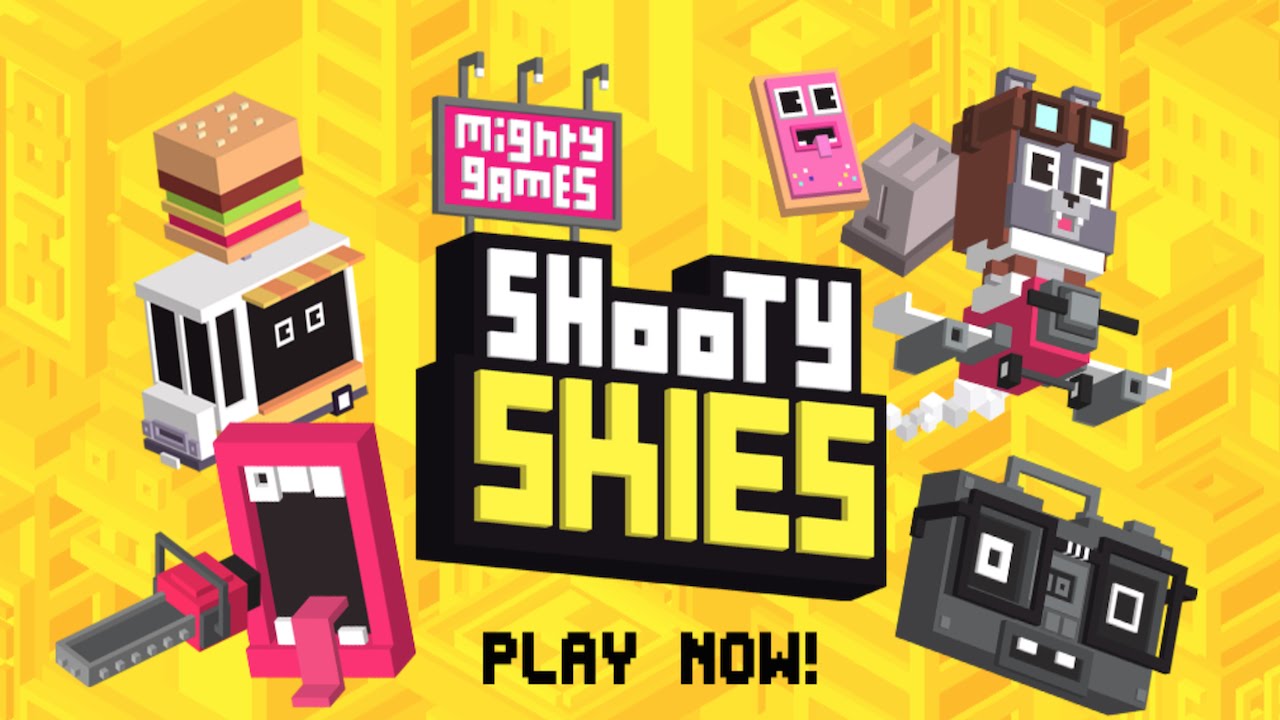 Shooty Skies - Endless Arcade Flyer iOS Gameplay | Best 2015 October Challenging Game!