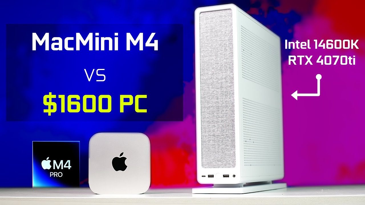 Mac Mini M4 Pro против игрового ПК малого форм-фактора за 1600 долларов