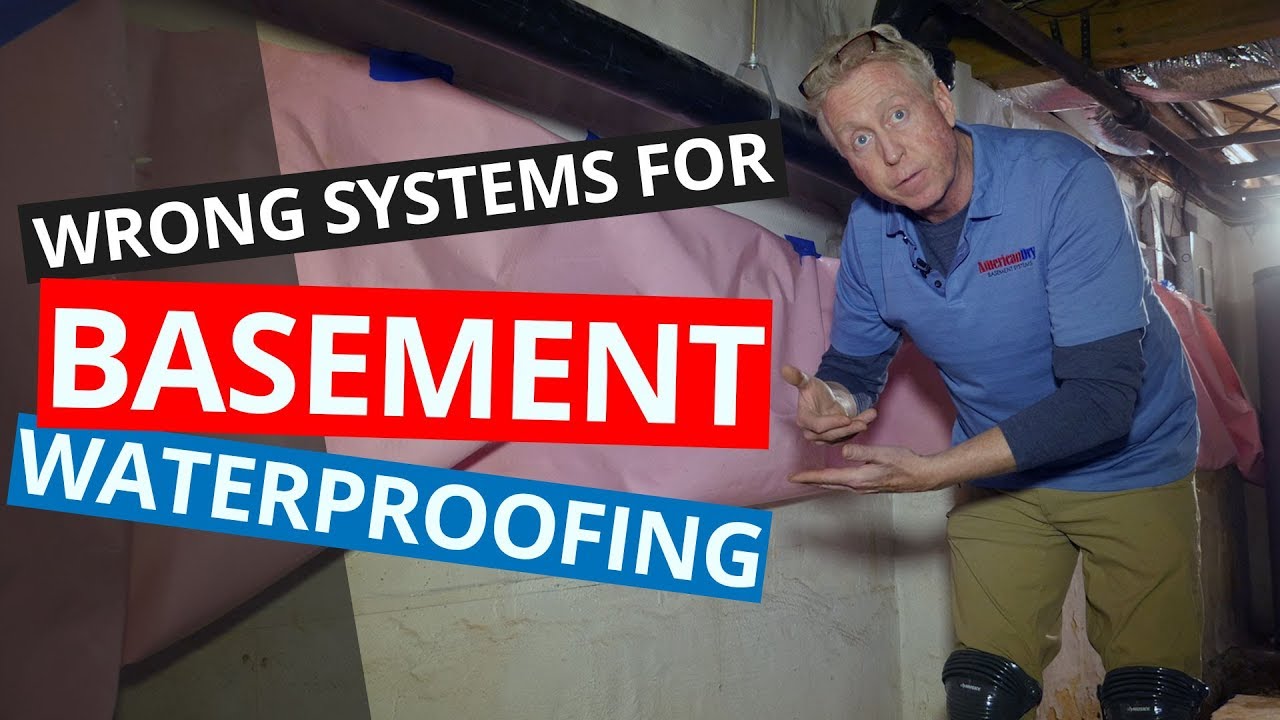 CT Basement Waterproofing - Which Waterproofing Systems are Wrong for Most Basements