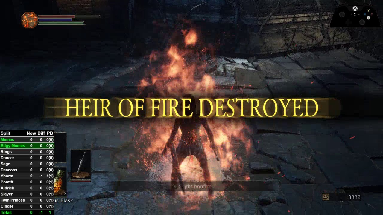 Dark Souls 3 - SL1 (Level 1) No-Hit Any%