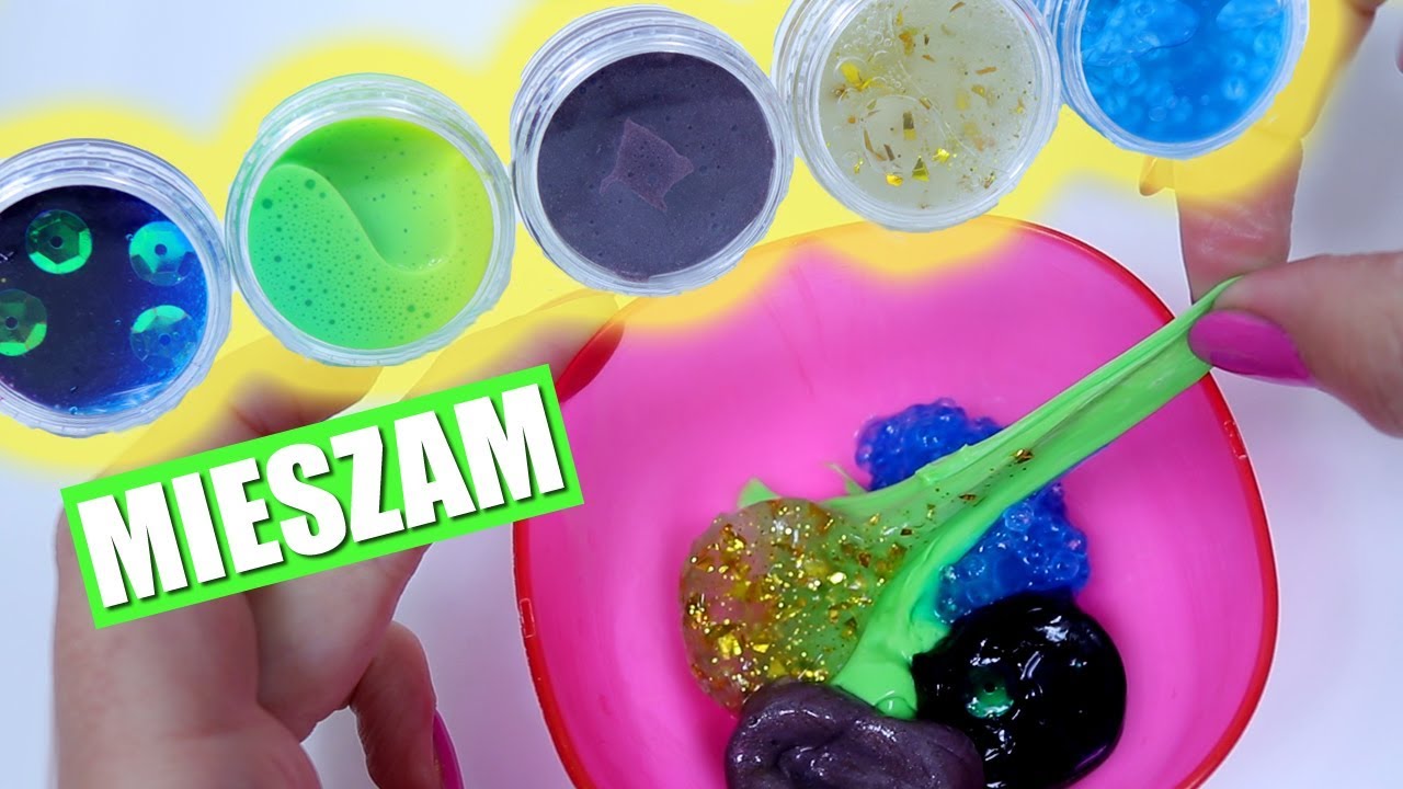 MIESZAM MINI SLIMY! Robię Slime Smoothie Z Miniaturowych Slim&oacute;w!