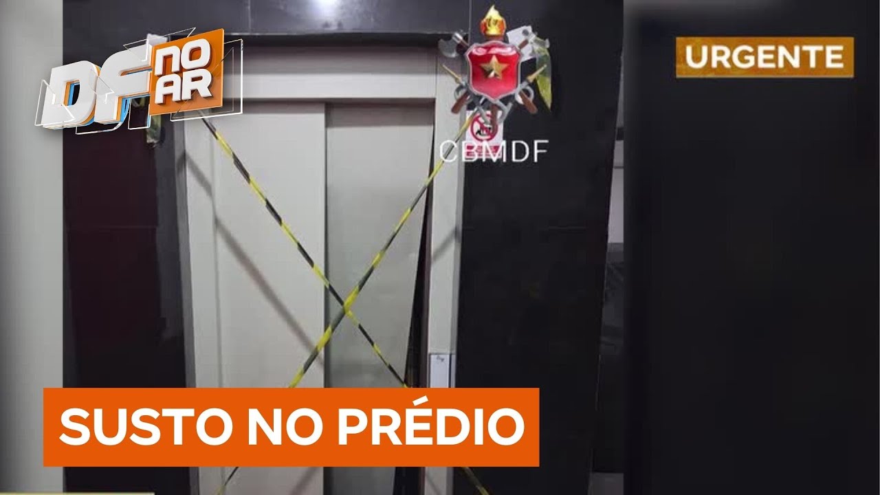 Elevador com oito pessoas cai em prédio na Colônia Agrícola Samambaia (DF) | DF no Ar