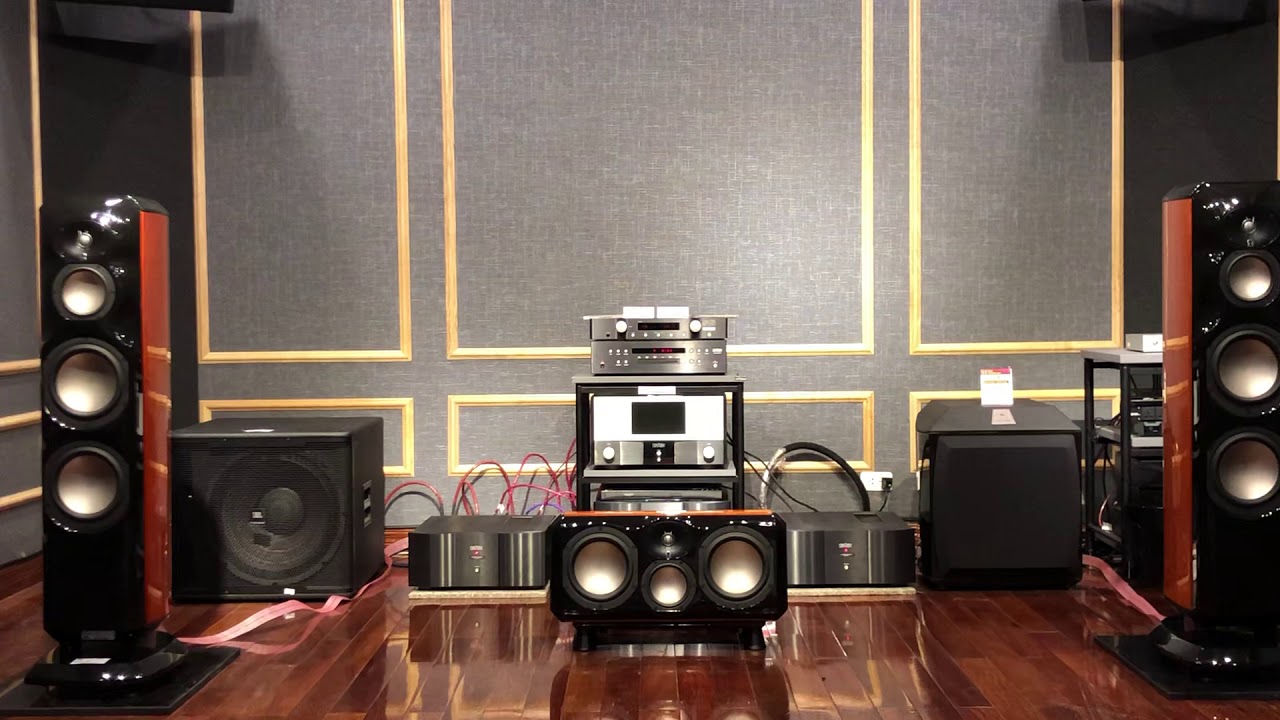 Bộ loa Mỹ REVEL Studio 2 ghép cùng dàn Marlevinson 531/Pre326/Cd512 sx tại Mỹ  với trị giá 999 triêu