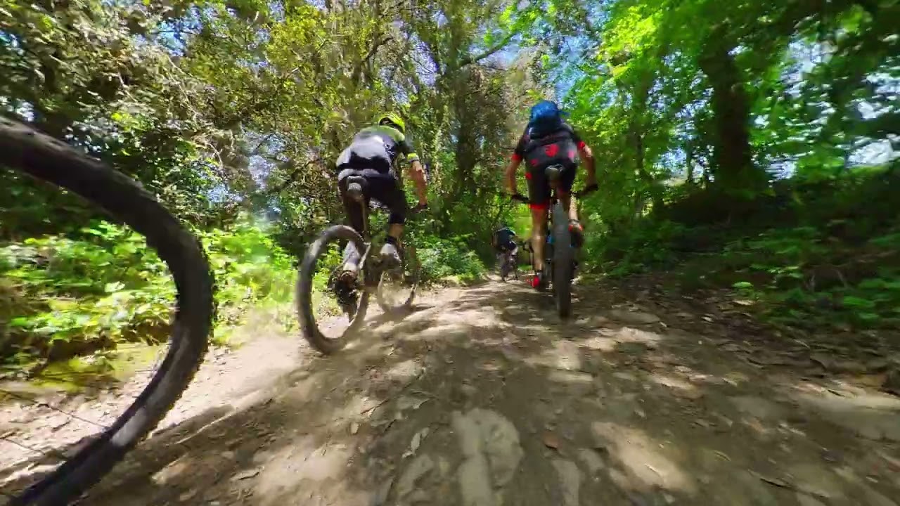 Musakola XIII BTT Martxa 2022 a vista de drone.