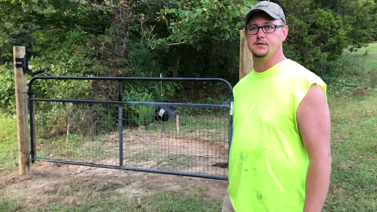 Cheap DIY gate closer and latch