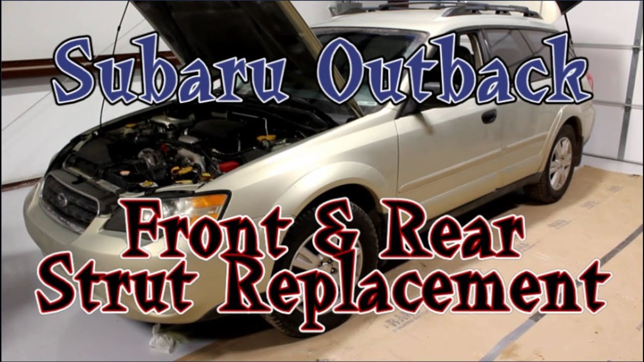 Как заменить стойки и амортизаторы Subaru Outback (пошаговое руководство)
