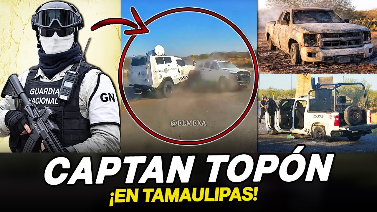 &iexcl;&iexcl;FILTRAN VIDEO!! GUARDIA NACIONAL REPELE EMBOSCADA y REVIENTA TROCA de GATILLEROS en TAMAULIPAS.