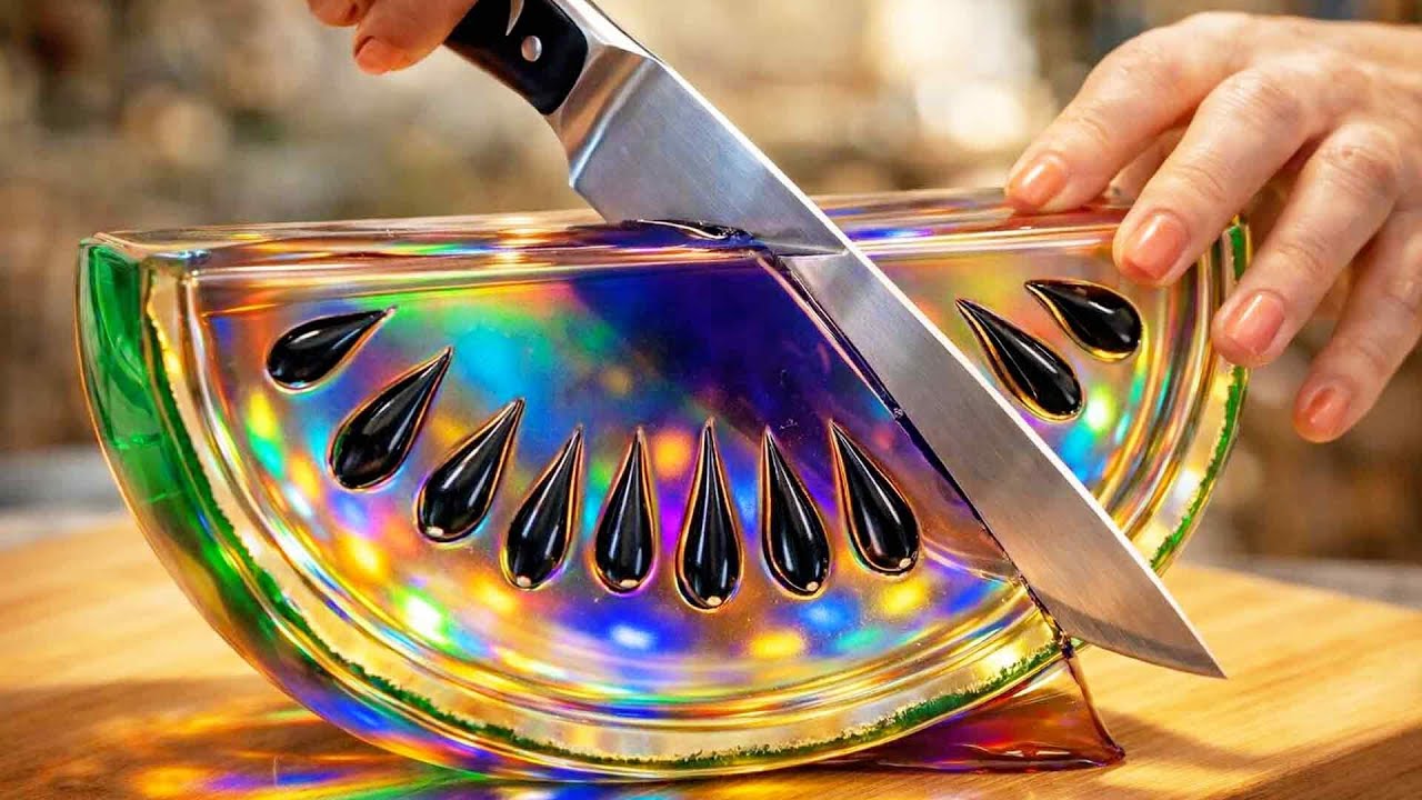 12 Hours of Satisfying AI ASMR Glass Cutting Videos To Fall Asleep To
