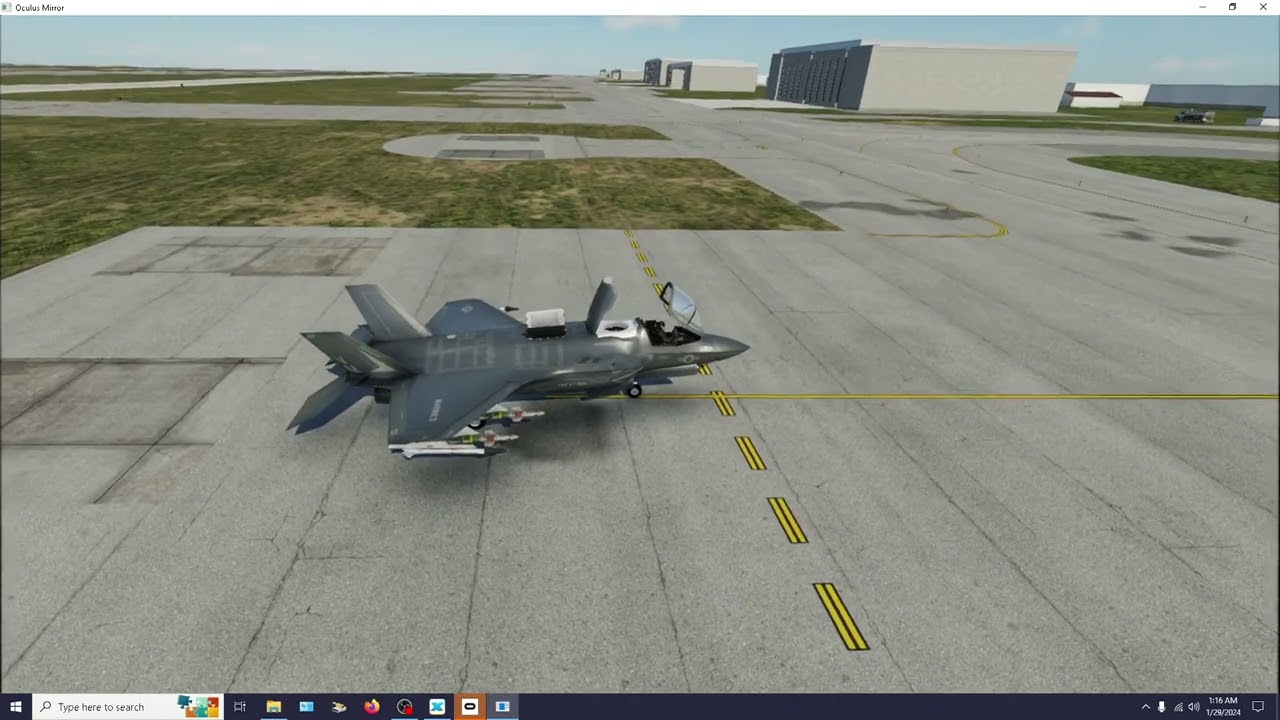 1 F 35 B on X P 12 progress