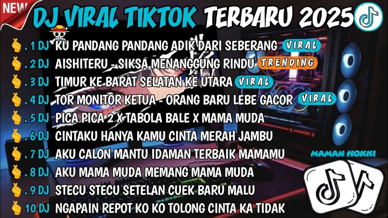 DJ TIKTOK TERBARU 2025🎵DJ CINTA DARI SEBERANG - KU PANDANG