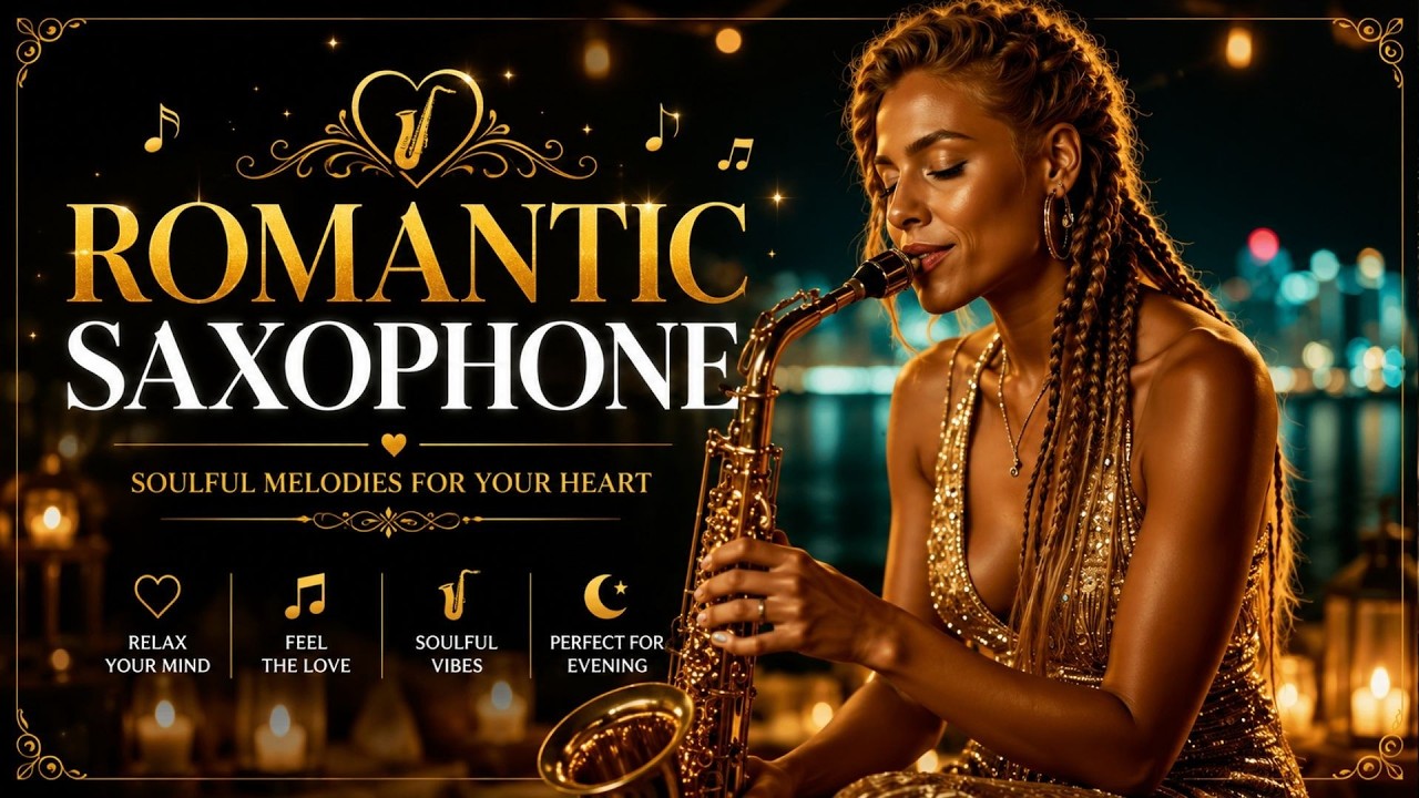 Romantic Saxophone - Paris Jazz Melodies for Relaxing Night Jazz & Smooth Saxophone Music