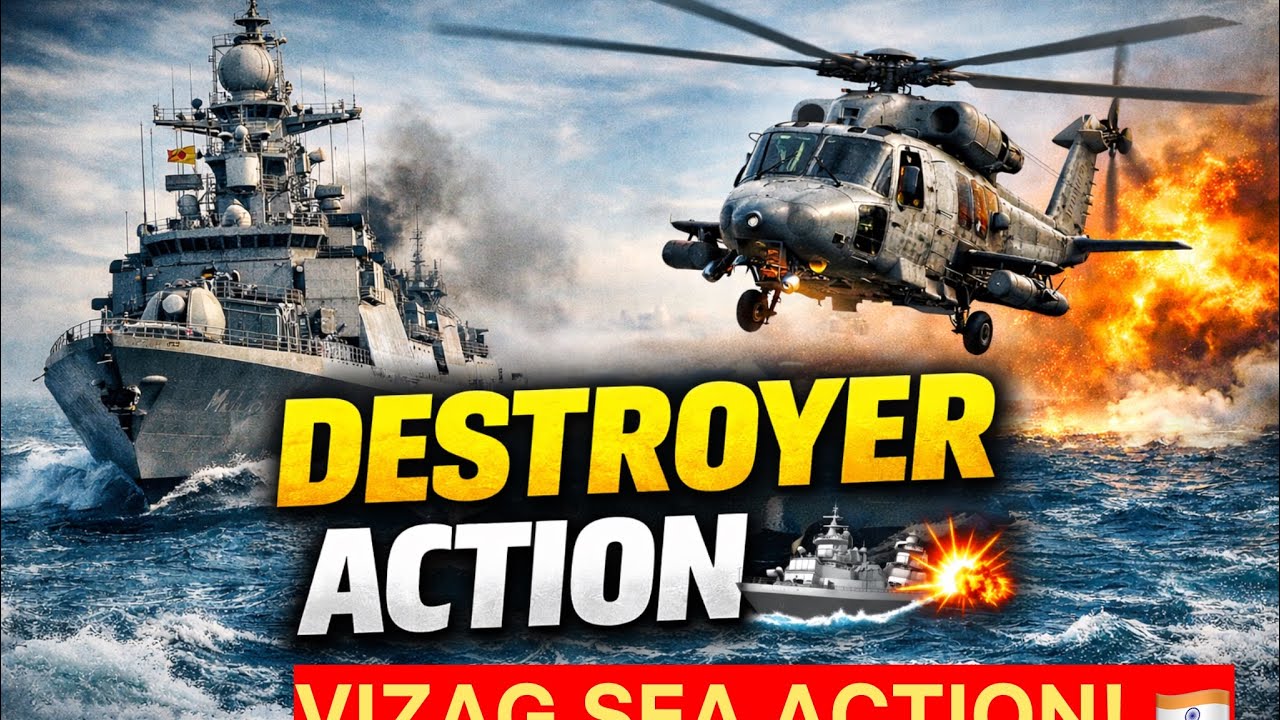 Vizag 2026 Fleet Review 🚢 Indian Navy Destroyers & Helicopters Action | IFR & MILAN
