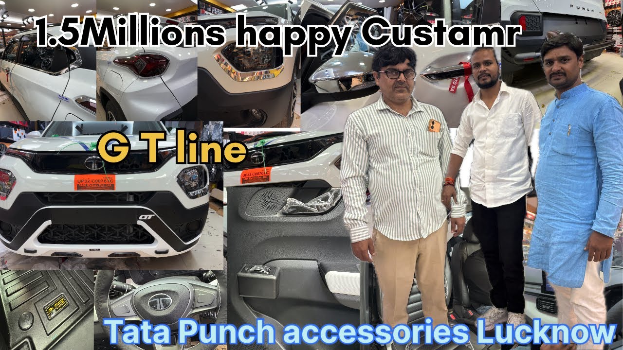 Tata punch accessories top model accessories punch modifications punch accessories Lucknow Lalbagh 