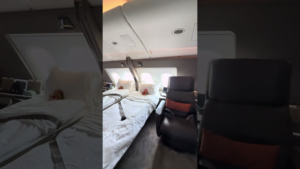 Una cama en el cielo #singaporeairlines #firstclass #suites