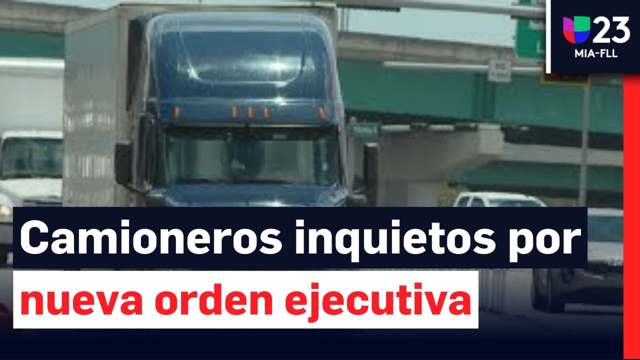 Camioneros de Florida preocupados porque podrían pedirles que hablen inglés