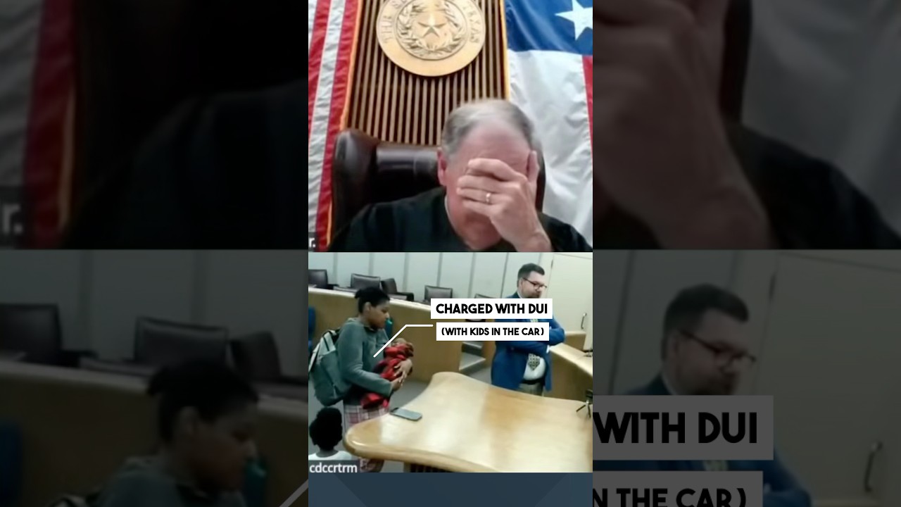 🤯Judge Shocked: DUI-Mom Brings Baby to Court 👶#courtroomdrama