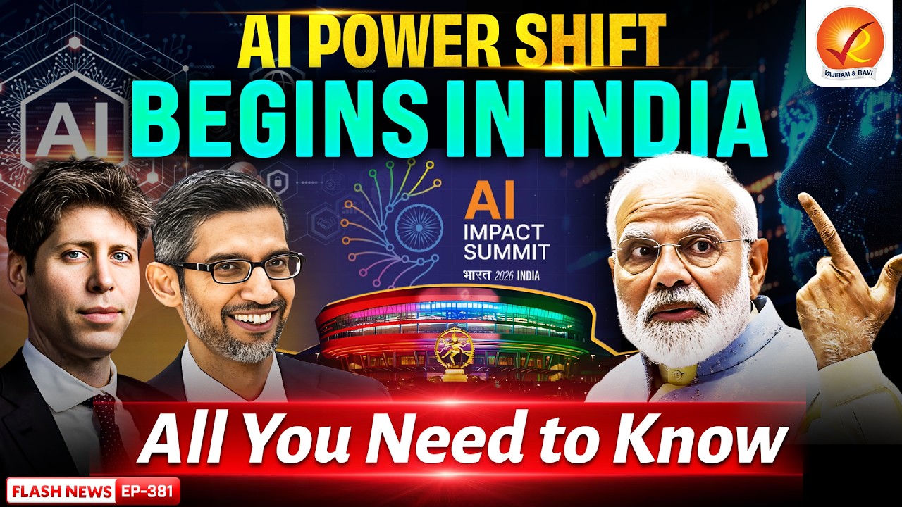 India Hosts AI Impact Summit 2026 | $175 Billion AI Bet, Global AI Rules & India’s Big Power Move