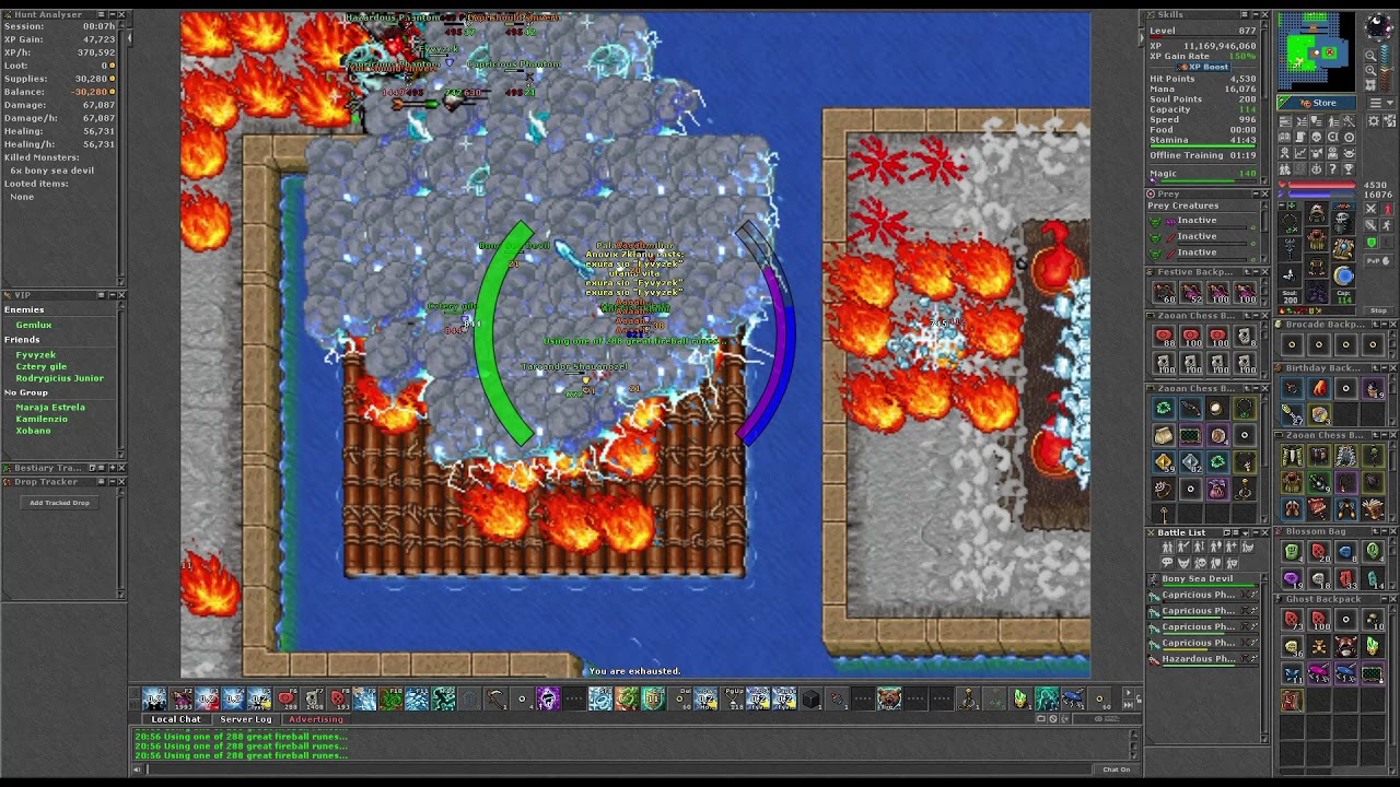 Tibia furia 800 ms quest professor