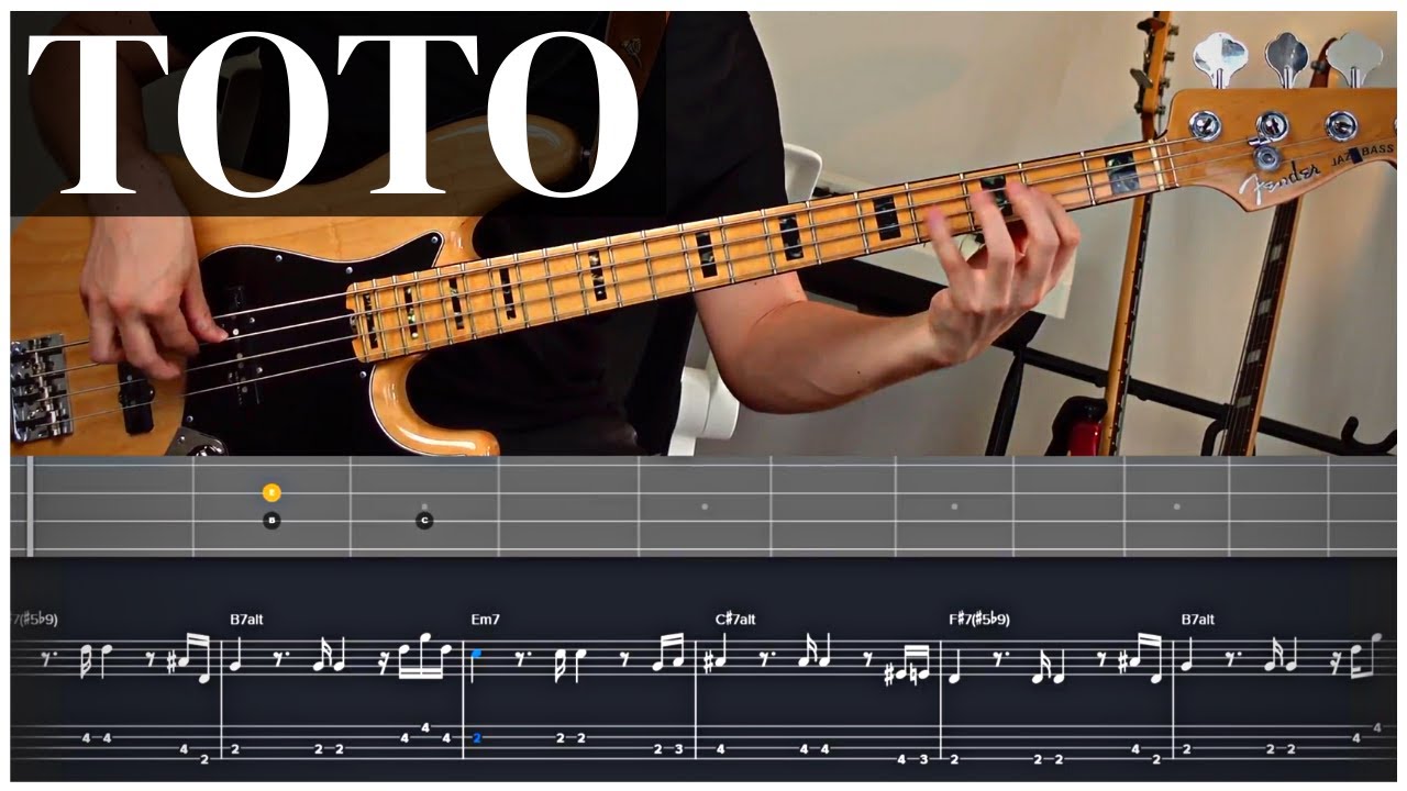 Georgy Porgy - Toto (Bass Cover With TAB)