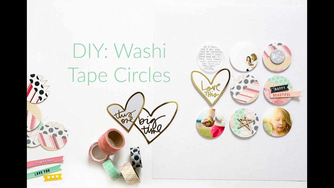 DIY Washi Tape Circles