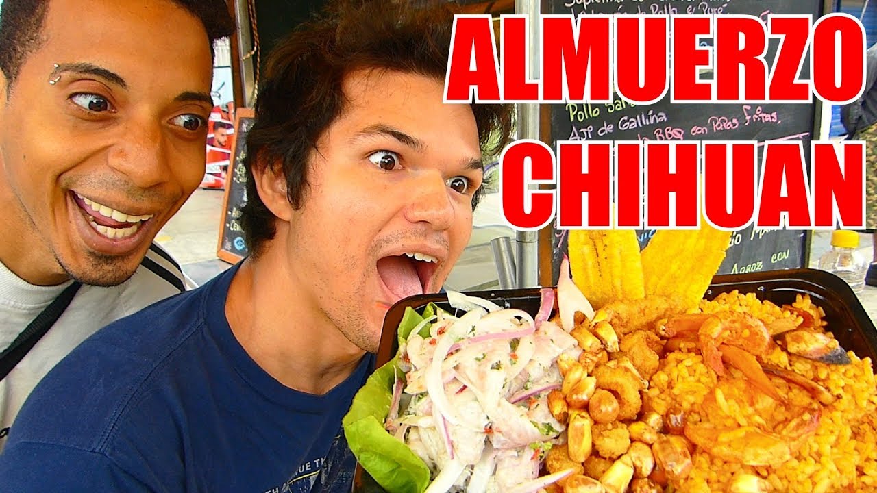 Almuerzo Peruano VIRAL Chihuan con Dan Jackson - Jose angel en Peru