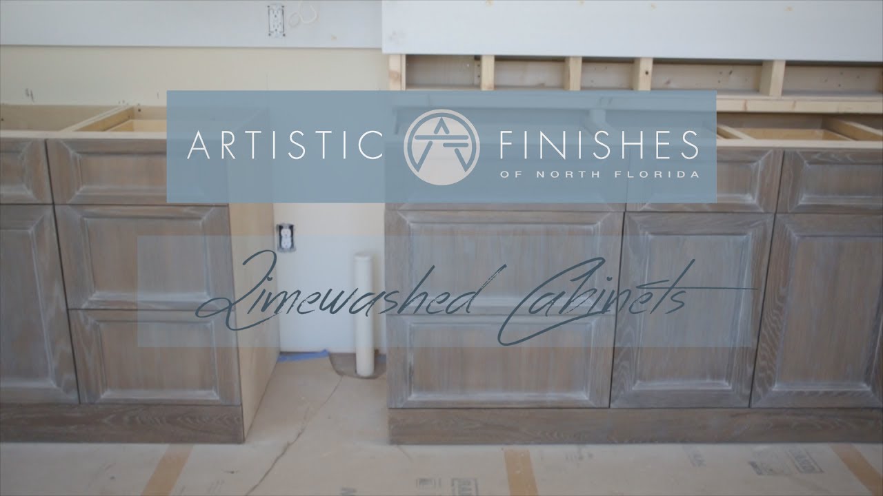 Limewash/Cerused Oak Tutorial by Artistic Finishes