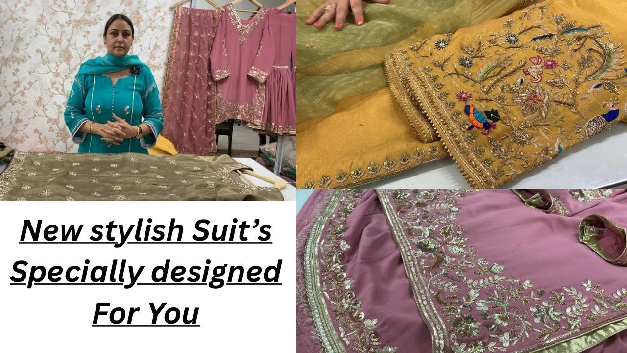 New Punjabi Suit's of #2025 || New Different Colour Combination Suit's||#fashion #punjabisuit #style