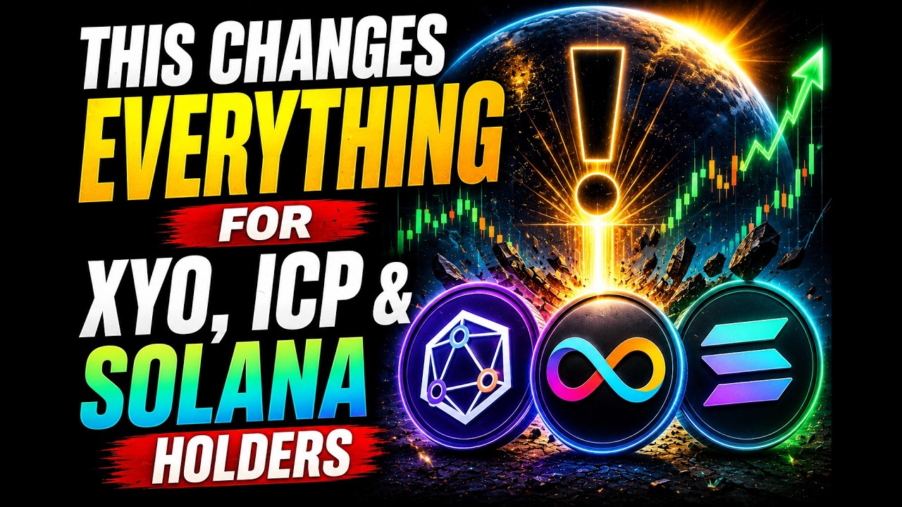 This Changes EVERYTHING For XYO, ICP & SOLANA Holders! #sol #icp #xyo